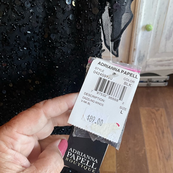 NWT Adrianna Papel large top - Picture 3 of 6